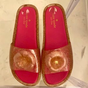 So cute Pink Authentic Kate Spade slides